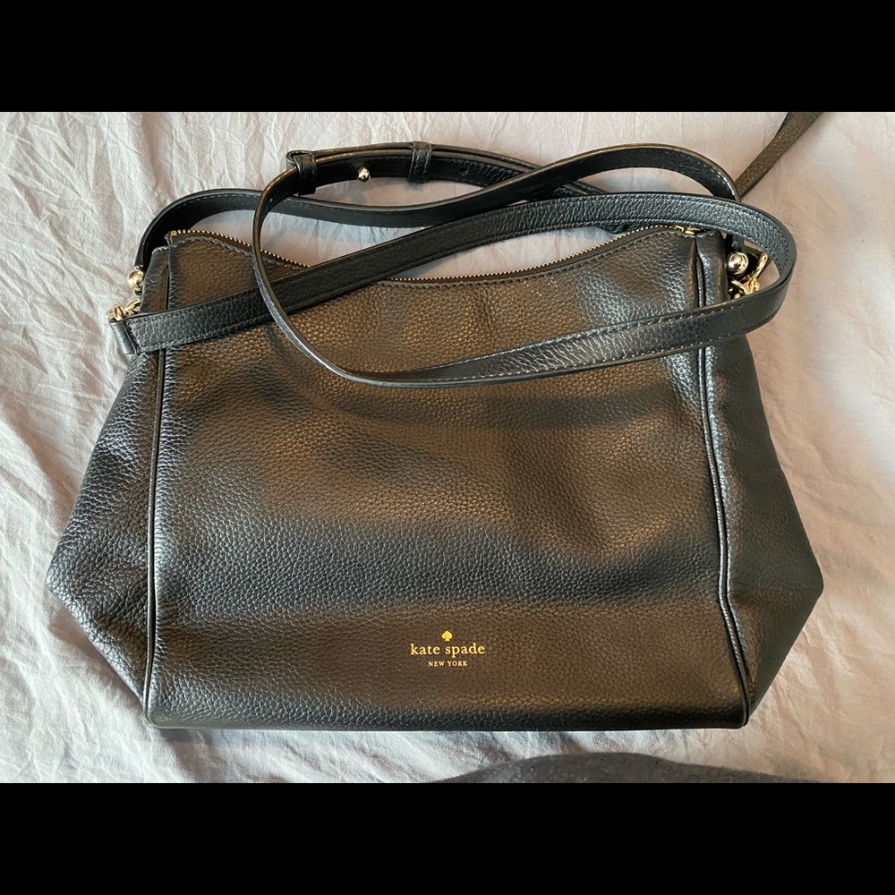 Black large Kate Spade crossbody